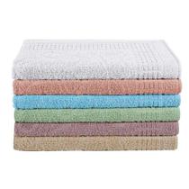 Kit 06 Toalhas de Piso Pezinho Cores Claras Variadas - Blumen Toalhas de Banho Kit 06 Toalhas de Piso Pezinho Cores Claras Variadas - Blumen Toalhas de Banho