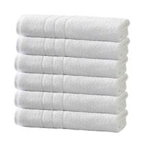 Kit 06 Toalhas De Rosto Hotel Profissional Teka Roma 440G