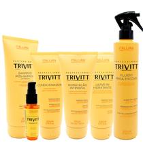 Kit 06 Trivitt Protetor Sh - Cond - Masc - Leave-in - Térmico - Óleo