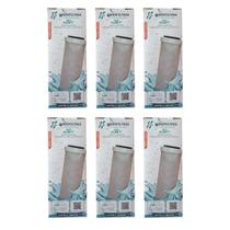 Kit 06 Un Refil Filtro Carvão Ativado Clor 7 Hidrofiltros Kit 06 Un Refil Filtro Carvão Ativado Clor 7 Hidrofiltros