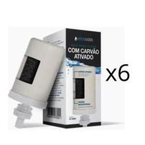 Kit 06 Un Vela Original Oasis Carvão Ativado Dupla Ação