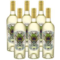 Kit 06 Un. Vinho Branco Seco Callia Signos White Blend 750ml