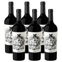 Kit 06 Un. Vinho Tinto Cordero Con Piel de Lobo Malbec 750ml