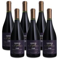 Kit 06 Un. Vinho Tinto Miolo Single Vineyard Syrah 750ml