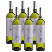 Kit 06 Uni Vinho Casa Valduga Naturelle Branco Suave 750Ml