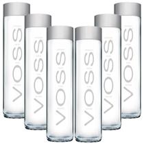 Kit 06 Unid. Água Mineral Voss Sem Gás 800Ml Garrafa Vidro