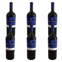 Kit 06 Unidades Vinho Tinto Seco Mioranza Garrafa - 1litro Kit 06 Unidades Vinho Tinto Seco Mioranza Garrafa - 1litro