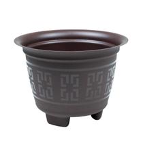Kit 06 Vasos Redondo 2 Litros Para Mudas e Plantas Decorativo Reforçado
