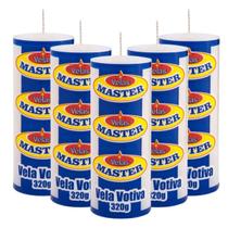 Kit 06 Vela 7 dias Branca Votiva 320g Atacado Parafina Pura - Velas Master