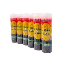 Kit 06 Velas Votiva 7 Dias 7 Linhas 210g Parafina Pura
