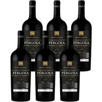 Kit 06 Vinho Tinto Seco Seleção Pérgola Garrafa 1l