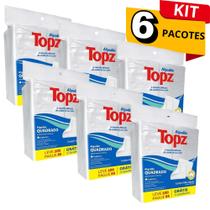 KIT 06X Algodão Quadrado TOPZ 100UN. Dupla Face Limpeza Facial Maquiagem Bebê 100 Puro e Macio
