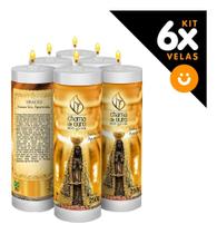 Kit 06x Vela De 7 Dias Oração Religiosa Nossa S Aparecida