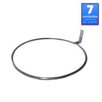 Kit 07 Suportes Anel 20cm Parafusar Painel, Parede Sem Vaso