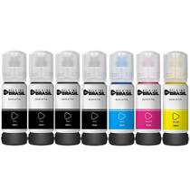 kit 07 tintas Para L3150, L3110, L5190, L3250, L3210, L5290, L5593 compatível Epson