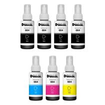 KIT 07 tintas T664 para epson compatível com impressora L1300, L395, L495, L396, L656 - Bulk Ink Do
