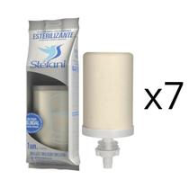 KIT 07 UN Vela Stéfani Tripla Ação Carv prata Esterilizante KIT 07 UN Vela Stéfani Tripla Ação Carv prata Esterilizante