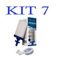 Kit 07 Vela Para Filtro Barro Alcalina Tripla Ação + 07 Boia