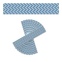 Kit 08 Adesivos Piscina Vinílico Quadrado 100x10cm