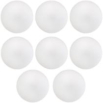 Kit 08 Assentos Redondo Branco 30 Cm