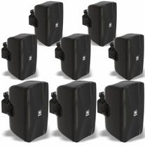 Kit 08 Caixas Acústicas Som Ambiente JBL Control SA6 PRO New Passiva Preta 50 Watts RMS