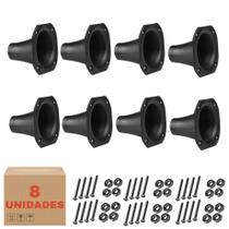 Kit 08 Cornetas LC 02 Retangular Driver Som Com Parafusos Kit 08 Cornetas LC 02 Retangular Driver Som Com Parafusos