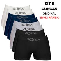 Kit 08 Cuecas Boxer Zorba Sem Costura Kit 08 Cuecas Boxer Zorba Sem Costura