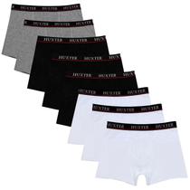 Kit 08 Cuecas Masculinas Boxer Cotton Basic Huxter Colors