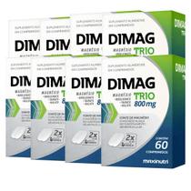 Kit 08 Dimag Trio Magnésio 800mg 60 Comprimidos Maxinutri