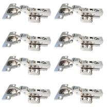 Kit 08 Dobradiças Amortecedor Click Slow 35mm Móveis Portas