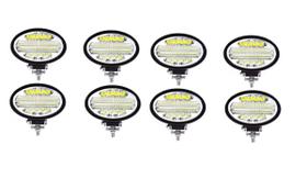 KIT 08 Farol Led 144w Oval Caminhão Maquina Agrícola Trator KIT 08 Farol Led 144w Oval Caminhão Maquina Agrícola Trator