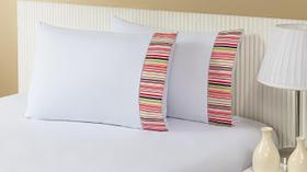 Kit 08 Fronhas Avulsas 80X60Cm Percal 100% Algodão 180 Fios