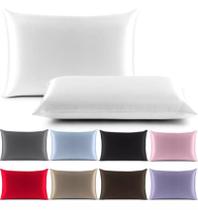 Kit 08 Fronhas de Cetim Anti Frizz Luxo ( 4 pares ) 65 x 50