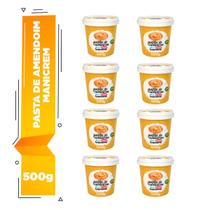 Kit 08 Manicrem Pasta De Amendoim Tradicional - 500g
