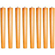 Kit 08 Pés Palito Madeira 35 cm Rosqueável P02 Móveis Poltrona Puff Mesa - Inoviza Kit 08 Pés Palito Madeira 35 cm Rosqueável P02 Móveis Poltrona Puff Mesa - Inoviza