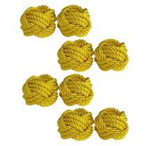 Kit 08 Porta-Guardanapos Cordão de São Francisco Amarelo Arrumadinho Kit 08 Porta-Guardanapos Cordão de São Francisco Amarelo Arrumadinho