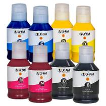 Kit 08 Refil de Tintas Compatível Canon Maxify GI-16