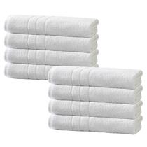 Kit 08 Toalhas de Rosto Hotel Profissional Teka Roma 440g