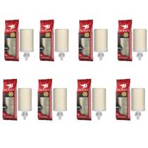 Kit 08 Un Vela Stéfani São João Tradicional Original S João Cerâmica Filtro Barro Purificador Água Potável Refil Alta Qualidade Durabilidade Economico