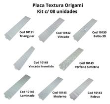 Kit 08 unids Placa Textura Origami Cake Sortida - BWB