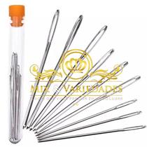 Kit 09 Agulhas Bordar Ponto Cruz, Costurar Crochê E Tricô Kit 09 Agulhas Bordar Ponto Cruz, Costurar Crochê E Tricô