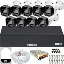 Kit 09 Câmeras Full Color Intelbras Dvr Mhdx 16Hd 1TB colorido dia e noite Kit 09 Câmeras Full Color Intelbras Dvr Mhdx 16Hd 1TB colorido dia e noite
