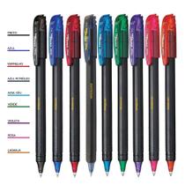 Kit 09 Canetas PENTEL Gel Energel Makkuro 0.7mm Ponta Fina