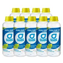 Kit 09 clarificante floculante decantador 1l cada suall