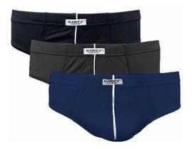 Kit 09 Cuecas Slip Tradicional Microfibra Conforto Nawes Kit 09 Cuecas Slip Tradicional Microfibra Conforto Nawes