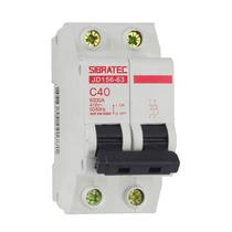 Kit 09 disjuntor bipolar din (mini) bifásico 40a Kit 09 disjuntor bipolar din (mini) bifásico 40a