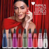 Kit 09 Esmaltes Impala Coleção Ju Paes Virando O Jogo Verniz