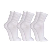 Kit 09 Pares Meias Esportiva Cano Alto Longo Adulto Atoalhada Original Algodão