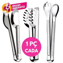 Kit 09 Pç Pegador Serrilhado Massa E Pegador Salada E Universal Inox Utensilios Cozinha Restaurante Kit 09 Pç Pegador Serrilhado Massa E Pegador Salada E Universal Inox Utensilios Cozinha Restaurante