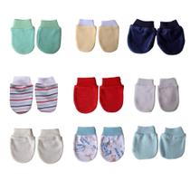 Kit 09 Peças - Luvinhas Algodão Bebê Enxoval Luvas Atacado